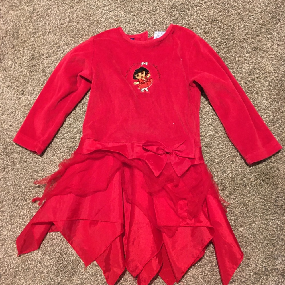 Dora the Explorer “fancy” skirted dress
